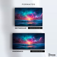 Cuadros Decorativos Canvas Revolution | Aurora Maritima | Formatos