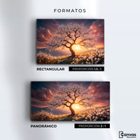 Cuadros Decorativos Canvas Revolution | Calido Resplandor | Formatos