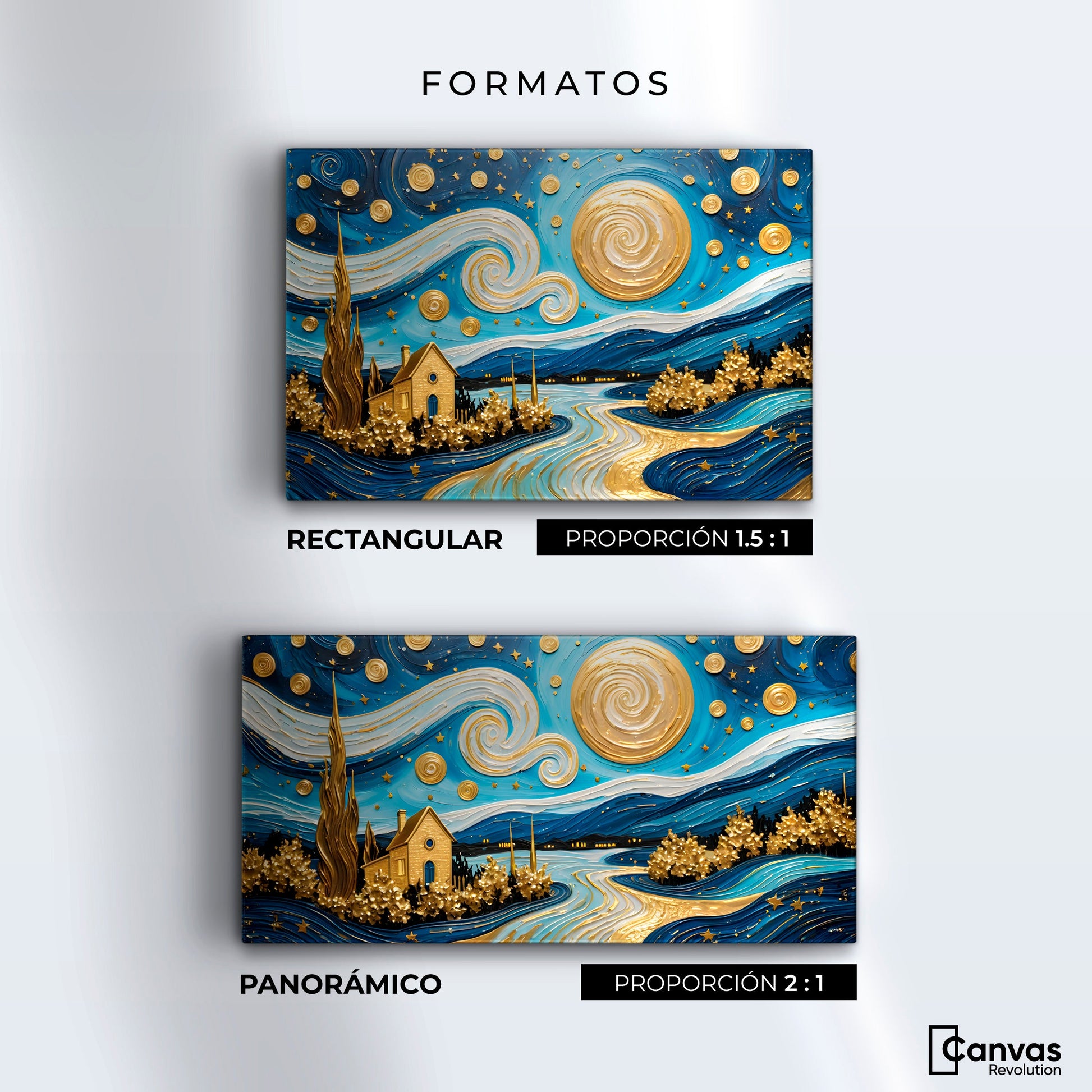 Cuadros Decorativos Canvas Revolution | Caminata Estrellada | Formatos