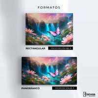 Cuadros Decorativos Canvas Revolution | Cascada De Alas | Formatos