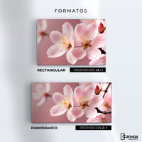 Cuadros Decorativos Canvas Revolution | Cerezo Rosado Flor | Formatos