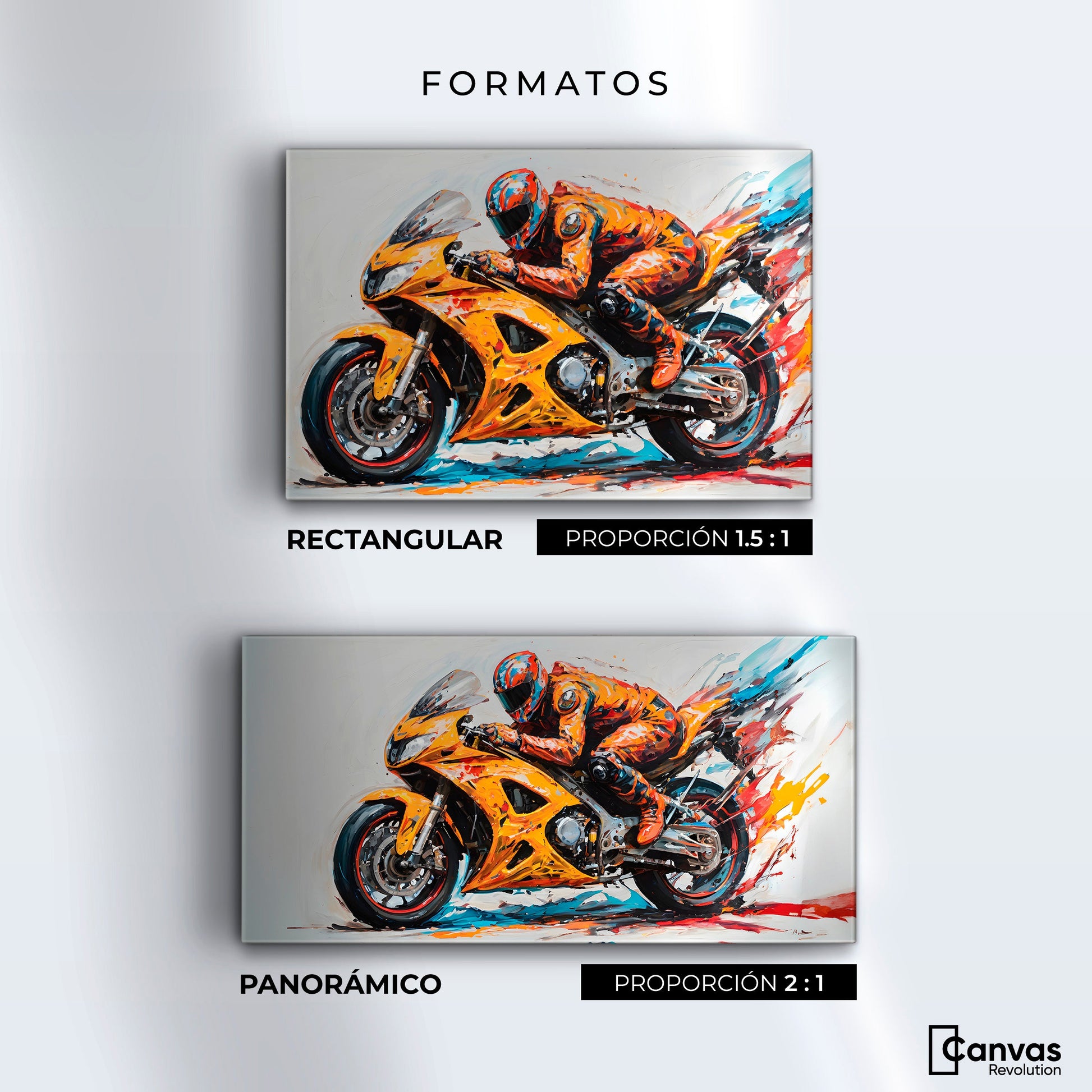 Cuadros Decorativos Canvas Revolution | Cross Colorido | Formatos