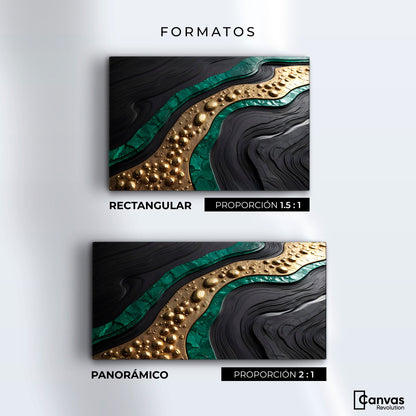 Cuadros Decorativos Canvas Revolution | Espejismo Metalico | Formatos