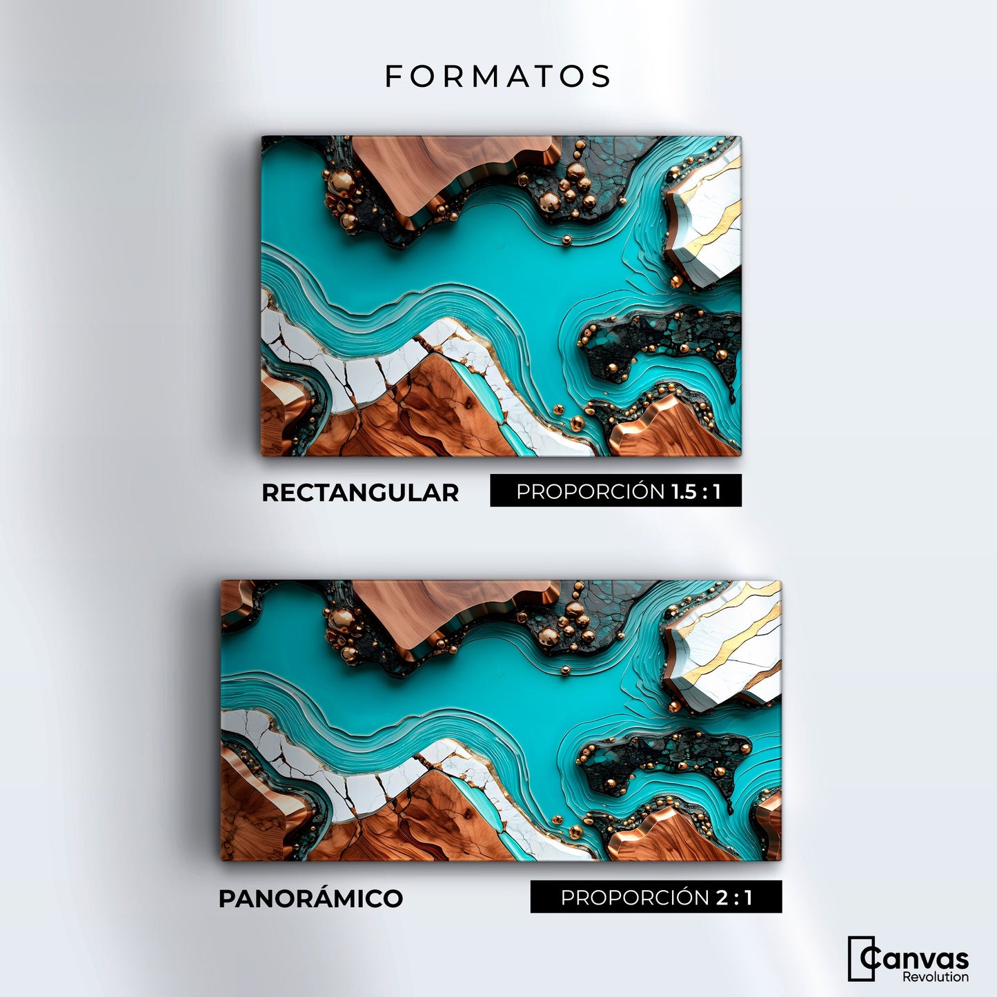 Cuadros Decorativos Canvas Revolution | Fusion Artistica | Formatos