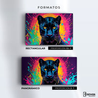 Cuadros Decorativos Canvas Revolution | Fusion Salvaje | Formatos