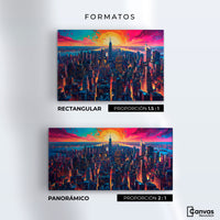 Cuadros Decorativos Canvas Revolution | Horizonte Vibrante | Formatos