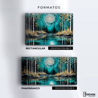 Cuadros Decorativos Canvas Revolution | Lago En Calma Tarde | Formatos