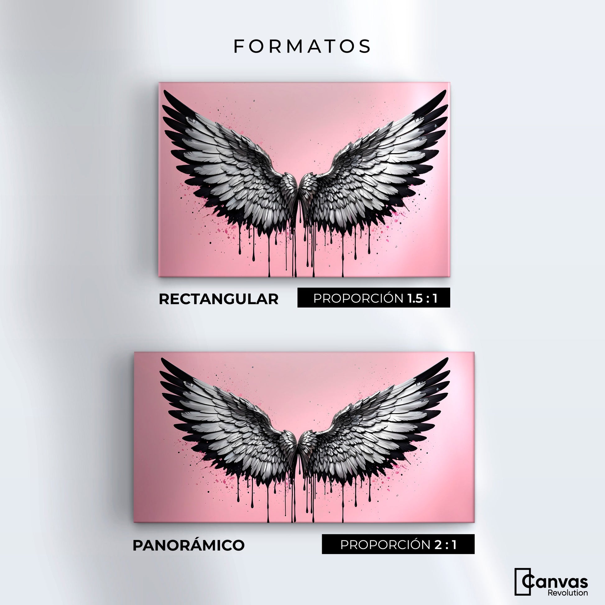 Cuadros Decorativos Canvas Revolution | Luz De Angeles | Formatos