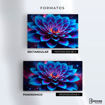 Cuadros Decorativos Canvas Revolution | Luz Violeta Divina | Formatos