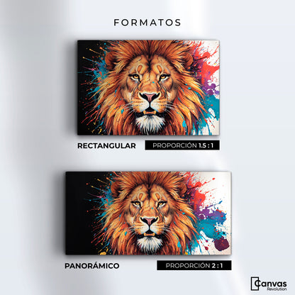 Cuadros Decorativos Canvas Revolution | Majestad Colores | Formatos