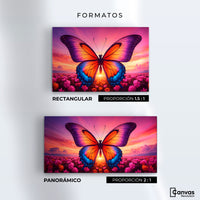 Cuadros Decorativos Canvas Revolution | Mariposa En El Alba | Formatos