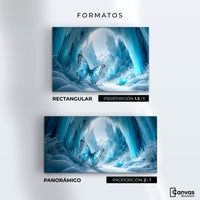 Cuadros Decorativos Canvas Revolution | Mariposa Glacial | Formatos