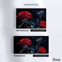 Cuadros Decorativos Canvas Revolution | Mariposa Nocturna | Formatos