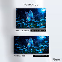 Cuadros Decorativos Canvas Revolution | Mariposa Y Rocio | Formatos