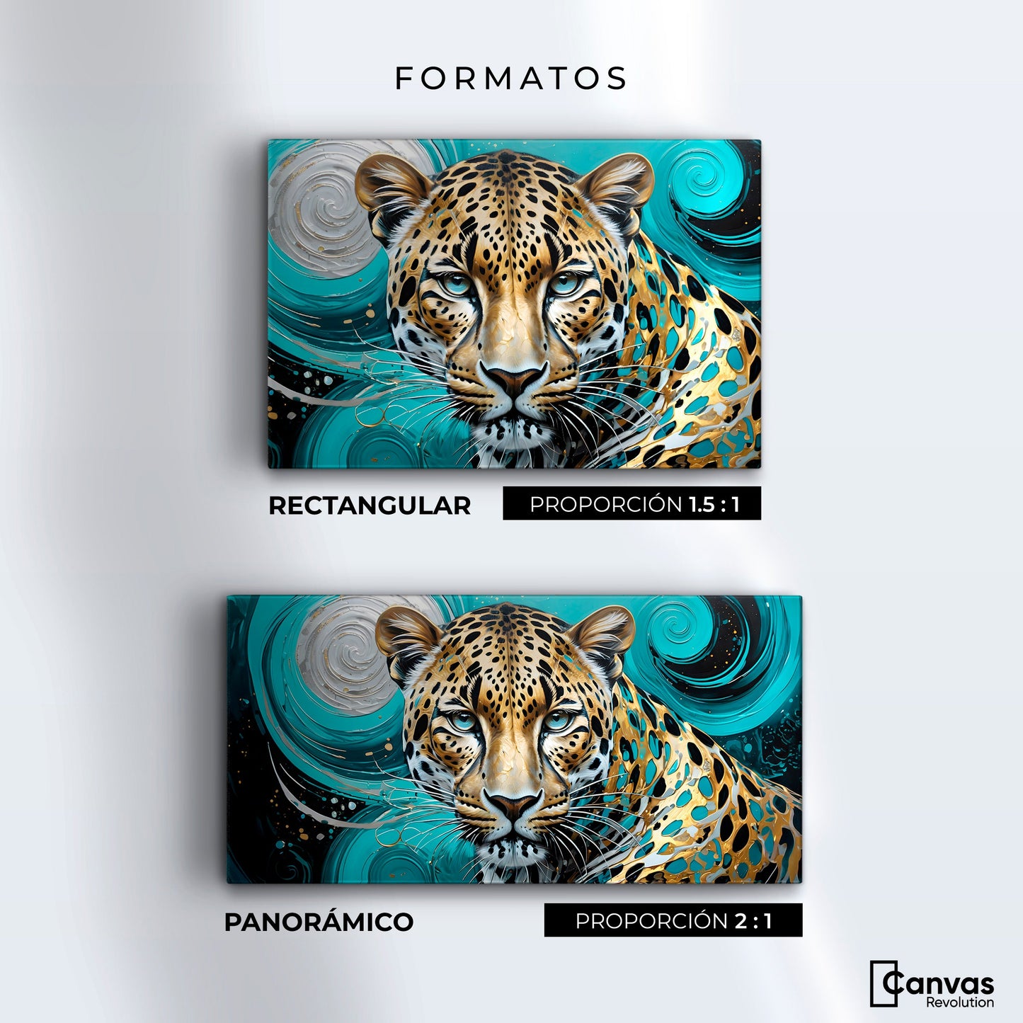 Cuadros Decorativos Canvas Revolution | Mirada De Cheetah | Formatos