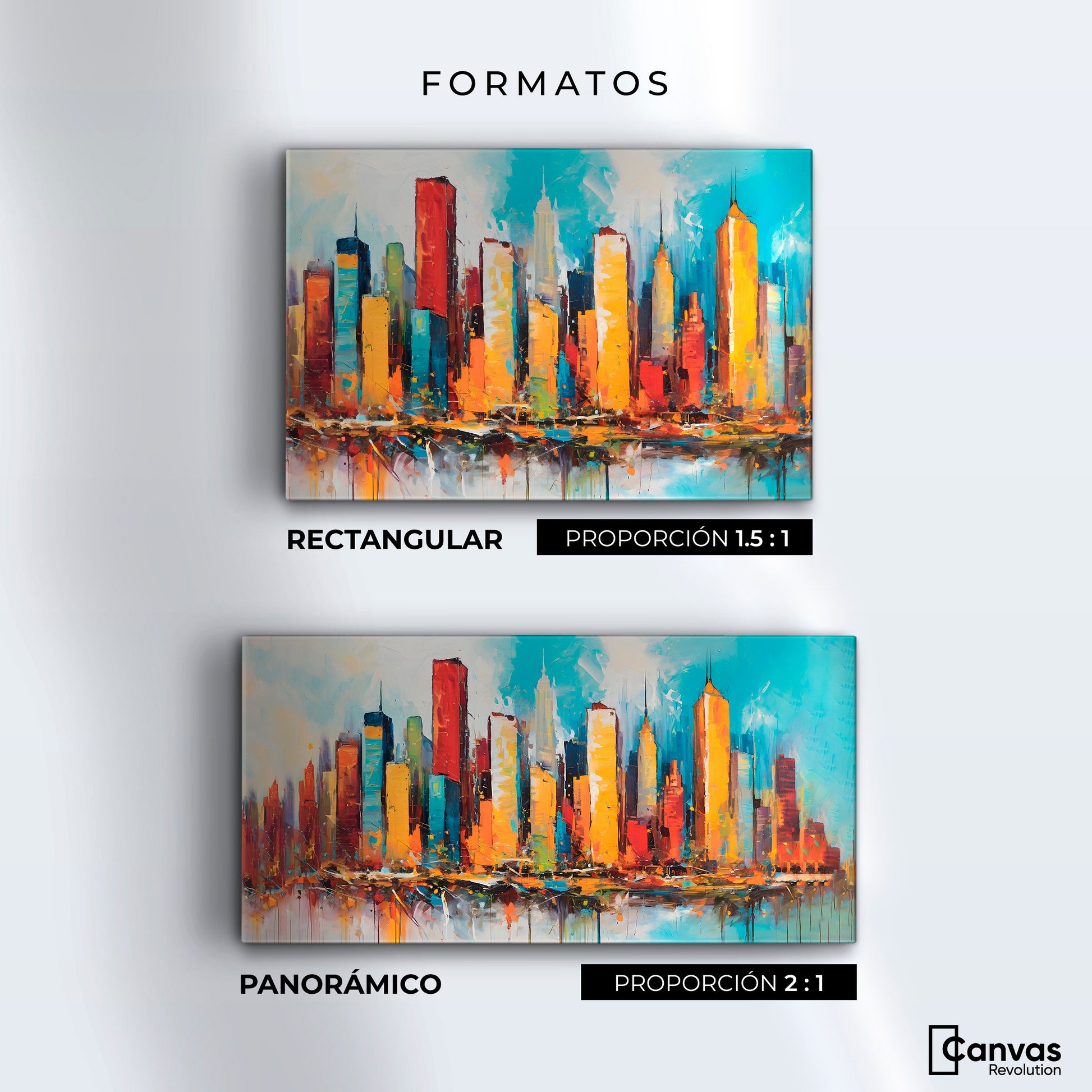 Cuadros Decorativos Canvas Revolution | New York Colors | Formatos