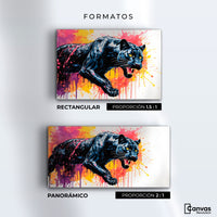 Cuadros Decorativos Canvas Revolution | Pantera Colores | Formatos