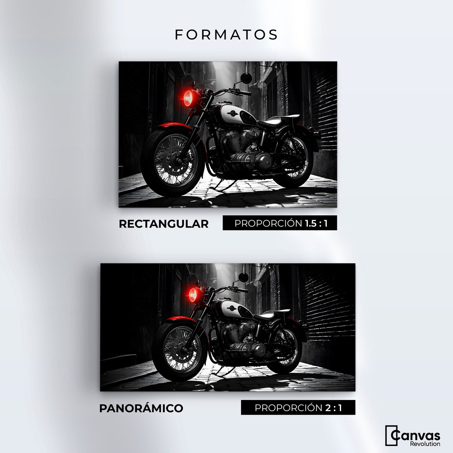 Cuadros Decorativos Canvas Revolution | Resplandor Vintage | Formatos