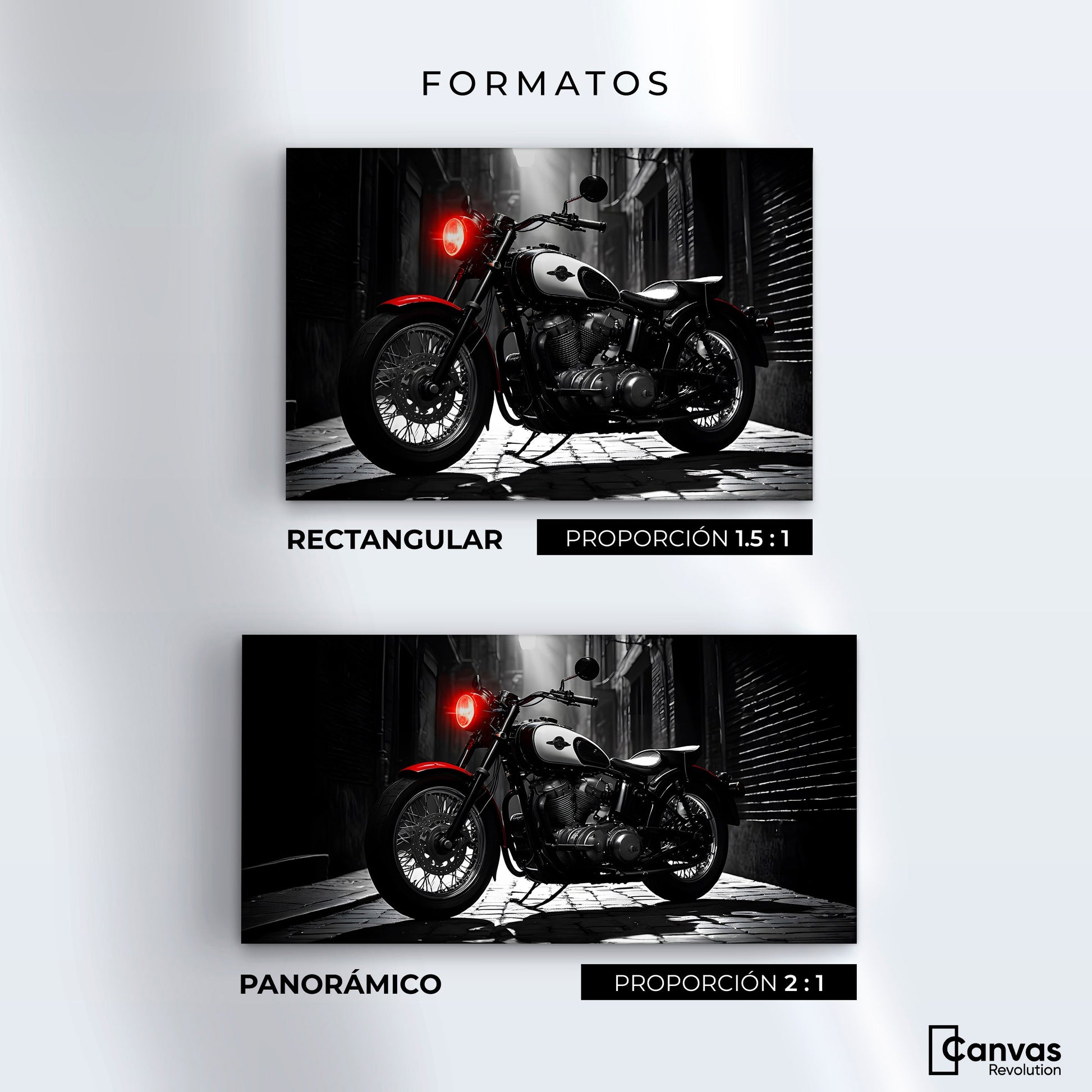Cuadros Decorativos Canvas Revolution | Resplandor Vintage | Formatos