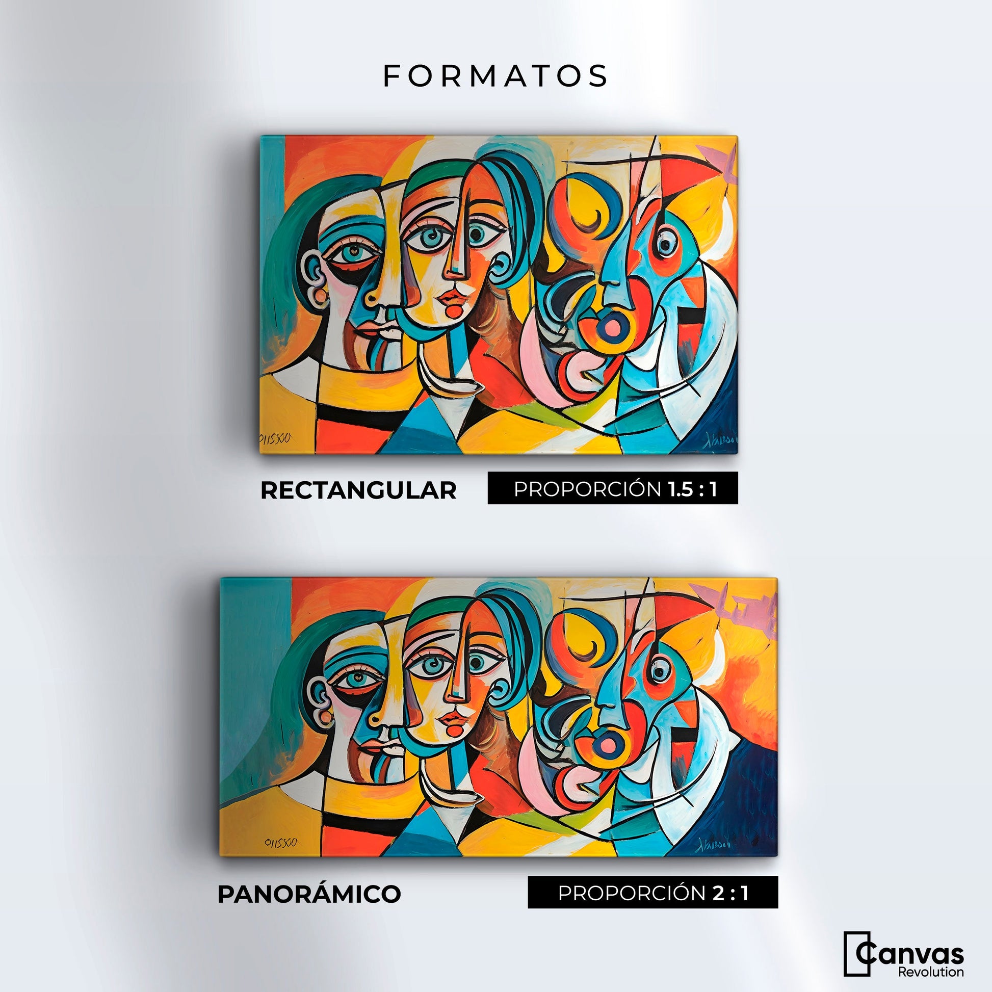 Cuadros Decorativos Canvas Revolution | Rostros Modernos | Formatos