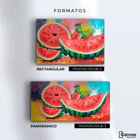 Cuadros Decorativos Canvas Revolution | Sandia Armonia | Formatos