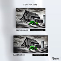 Cuadros Decorativos Canvas Revolution | Verde En La Granja | Formatos