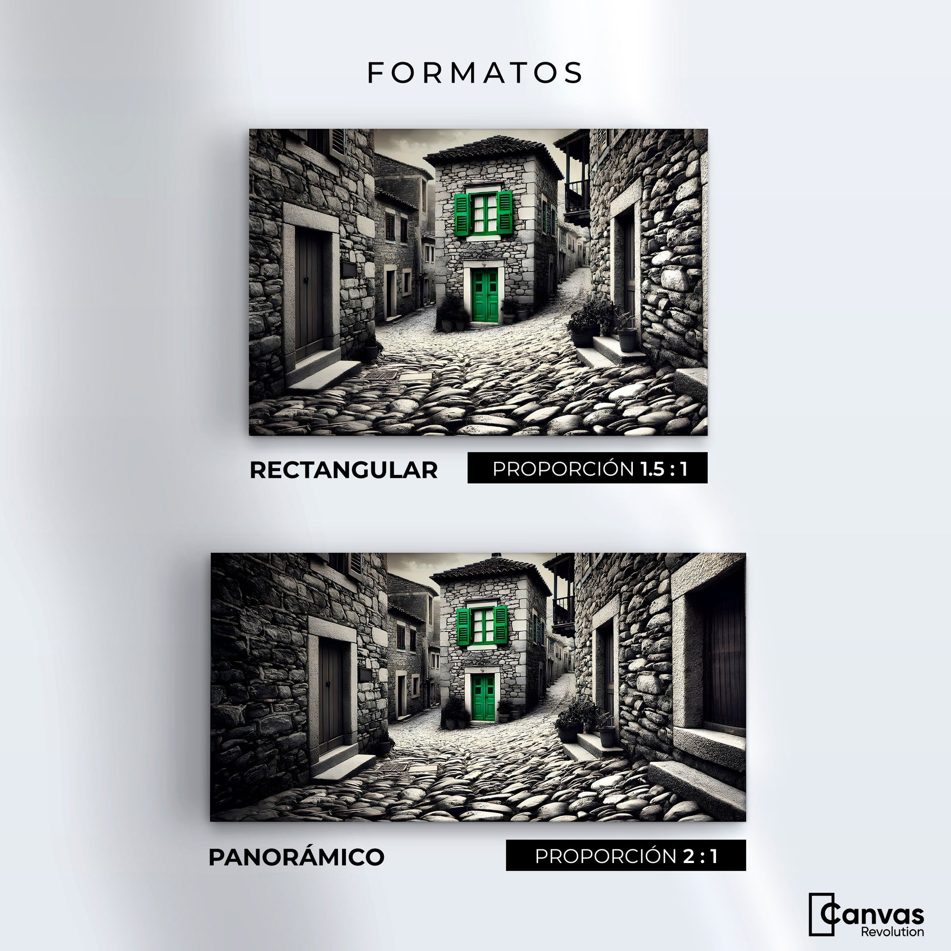 Cuadros Decorativos Canvas Revolution | Verde En La Sombra | Formatos