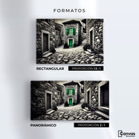 Cuadros Decorativos Canvas Revolution | Verde En La Sombra | Formatos