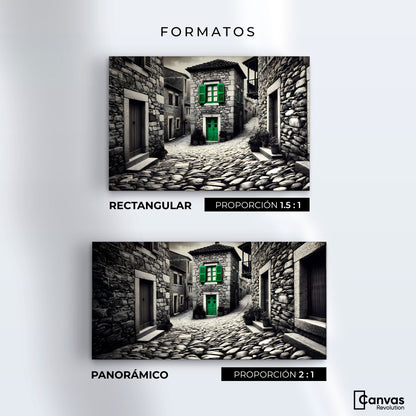 Cuadros Decorativos Canvas Revolution | Verde En La Sombra | Formatos