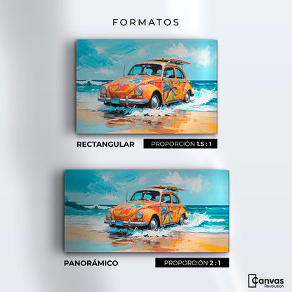 Cuadros Decorativos Canvas Revolution | Vocho Vacacional | Formatos