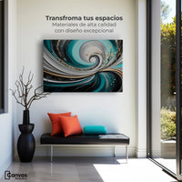 Cuadros Decorativos Canvas Revolution | Abstraccion Lunar | Montaje1