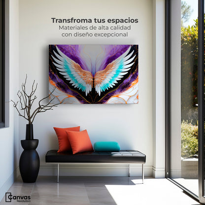 Cuadros Decorativos Canvas Revolution | Alas Angel Alma | Montaje1