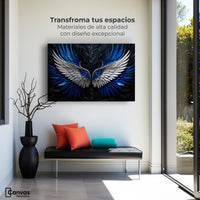 Cuadros Decorativos Canvas Revolution | Alas Angel Cosmico | Montaje1