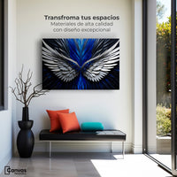 Cuadros Decorativos Canvas Revolution | Alas Angel Energia | Montaje1