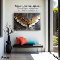 Cuadros Decorativos Canvas Revolution | Alas Angel Eterno | Montaje1