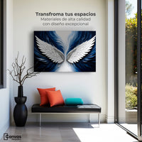 Cuadros Decorativos Canvas Revolution | Alas Angel Marina | Montaje1