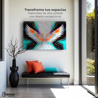 Cuadros Decorativos Canvas Revolution | Alas Angel Marmol | Montaje1