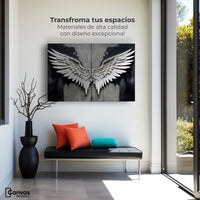 Cuadros Decorativos Canvas Revolution | Alas Angel Sombra | Montaje1