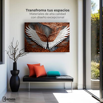 Cuadros Decorativos Canvas Revolution | Alas De Eternidad | Montaje1