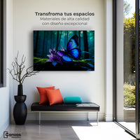Cuadros Decorativos Canvas Revolution | Alas Entre Arboles | Montaje1