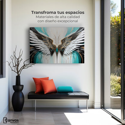 Cuadros Decorativos Canvas Revolution | Alas Eternas Angel | Montaje1