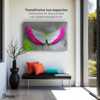 Cuadros Decorativos Canvas Revolution | Alas Vuelo Intenso | Montaje1