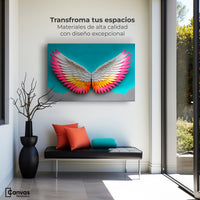 Cuadros Decorativos Canvas Revolution | Angel Alas De Paz | Montaje1