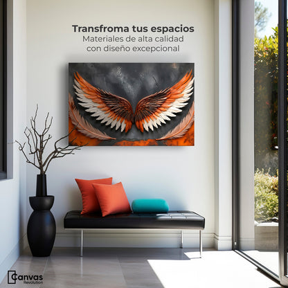 Cuadros Decorativos Canvas Revolution | Angel Luz Divina | Montaje1