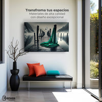 Cuadros Decorativos Canvas Revolution | Aqua En El Muelle | Montaje1