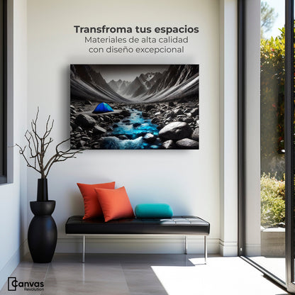 Cuadros Decorativos Canvas Revolution | Aventura Azul | Montaje1