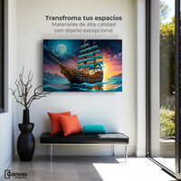 Cuadros Decorativos Canvas Revolution | Barco Mar Profundo | Montaje1