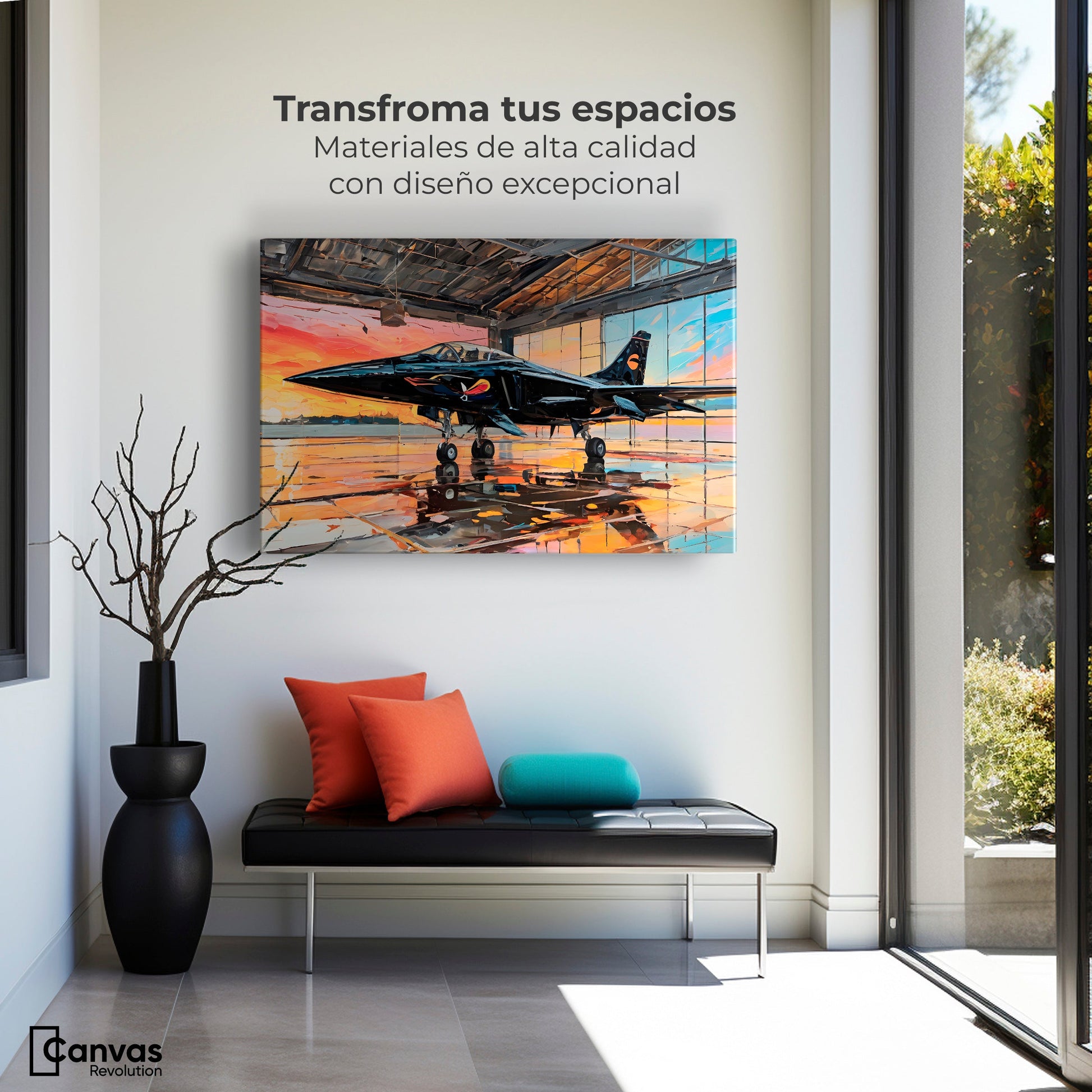 Cuadros Decorativos Canvas Revolution | Base Aerea Ocaso | Montaje1