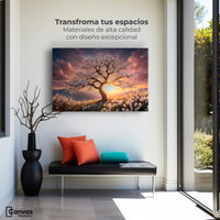 Cuadros Decorativos Canvas Revolution | Calido Resplandor | Montaje1