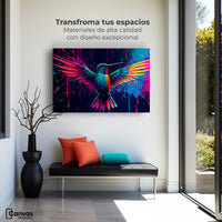 Cuadros Decorativos Canvas Revolution | Colibri Cromatico | Montaje1